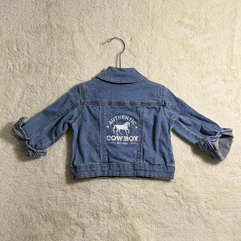 Carter's Jean Jacket Size 18 mos Authentic Cowboy